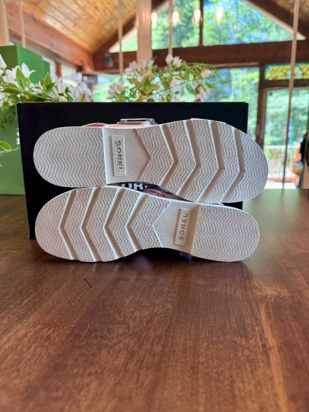 NEW Sorel Ella lll Slingback Sandals - Whitened Pink Sea Salt - Picture 2 of 4